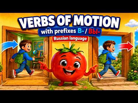 Pomidorca lesson about verbs of motion with prefixes